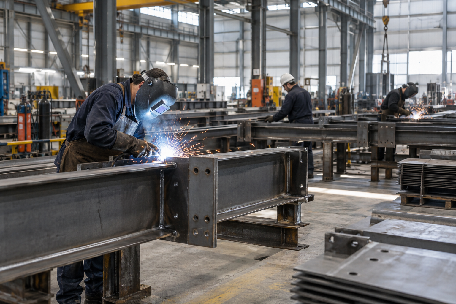 Cómo se fabrican las estructuras metálicas para proyectos industriales