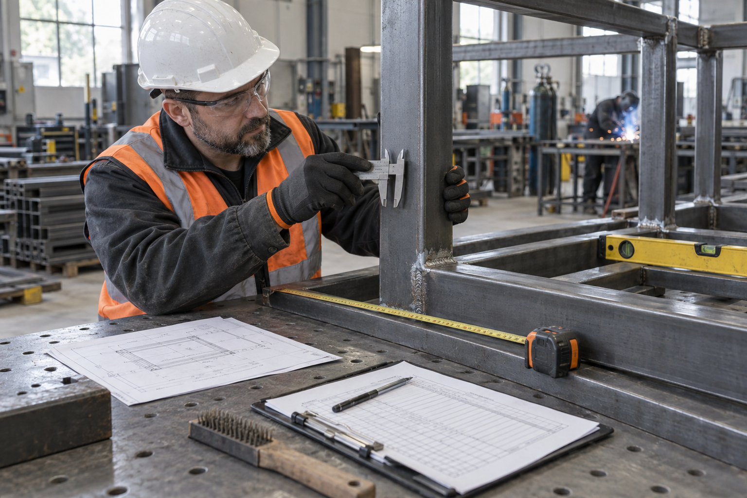 Control de calidad en estructuras metálicas: qué revisar en cada etapa